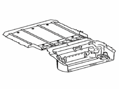Toyota 58513-08040-C1 Carpet,  Floor,  Front Center