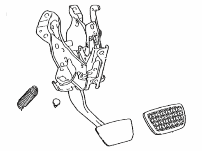Toyota 47110-08070 Support Assembly, Brake Pedal