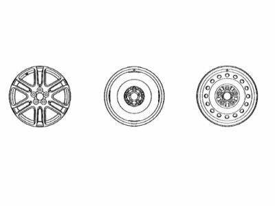 Scion 42611-21290 Wheel,  Disc (For Spare)