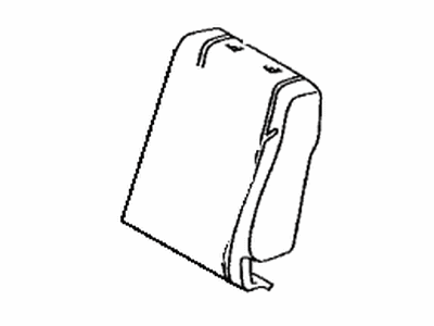 Scion 71551-21120 Pad,  Front Seat Back,  RH(For Separate Type)