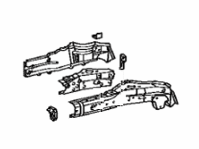 Toyota 57101-21905 Member Sub-Assembly, Front Side, Passenger Side