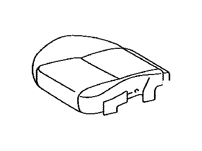 Scion 71072-21350-C0 Cover,  Front Seat Cushion,  LH(For Separate Type)