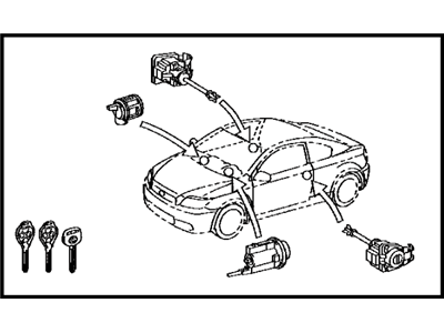 Scion 69005-21221 Cylinder Set,  Lock