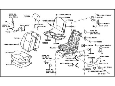 Toyota 71200-21700-B4 Seat Assembly, Front Driver Side