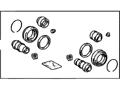 Toyota 04479-21040 Cylinder Kit, Disc Brake, Rear