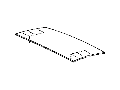 Toyota 63201-60131 Glass Sub-Assy,  Sliding Roof