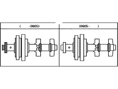 Scion 13601-28030 Balanceshaft Sub-Assy,  NO.1