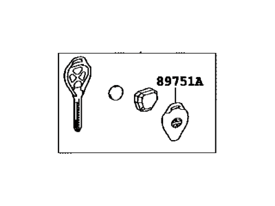 Scion 89070-21050 Transmitter Assy,  Door Control