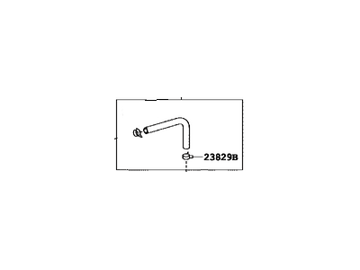 Scion 23820-28310 Hose Assy,  Fuel Vapor Feed