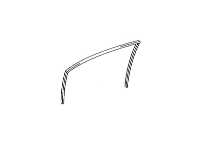 Scion 68141-21040 Run,  Front Door Glass,  RH
