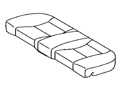Scion 71075-21410-C1 Cover,  Rear Seat Cushion (For Bench Type)