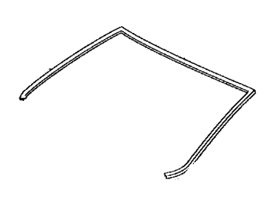 Scion 75533-21040 Moulding,  Windshield,  Outside