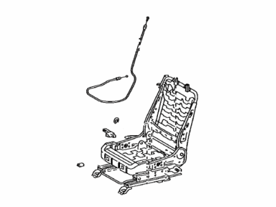 Toyota 71110-21080 Frame Assembly, Front Seat W/Adjuster, Passenger Side