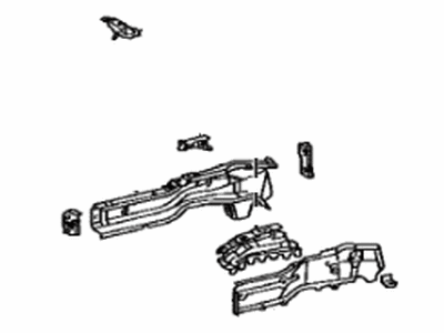 Toyota 57102-21904 Member Sub-Assembly, Front Side, Driver Side