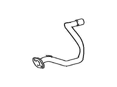 Toyota 17430-28610 Pipe Assembly, Exhaust, Tail