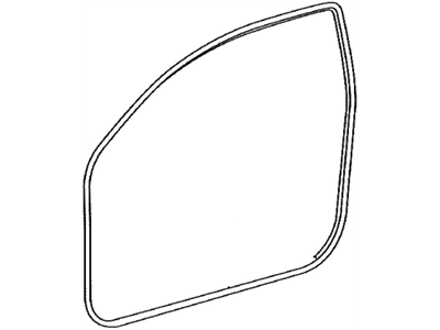 Scion 62312-21060-B1 Weatherstrip,  Front Door Opening Trim,  LH