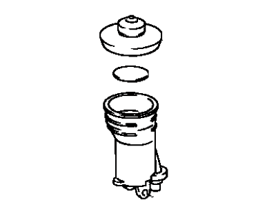 Toyota 31402-35120 Reservoir Sub-Assy,  Clutch Master Cylinder
