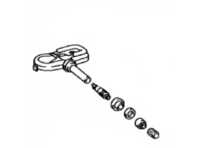 Toyota 42607-F4010 Valve Sub-Assy,  Tire Pressure Monitor