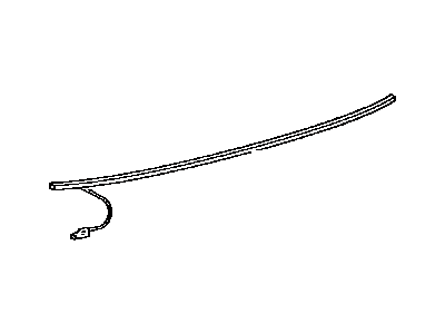 Toyota 75575-42020 Moulding,  Back Window,  Lower