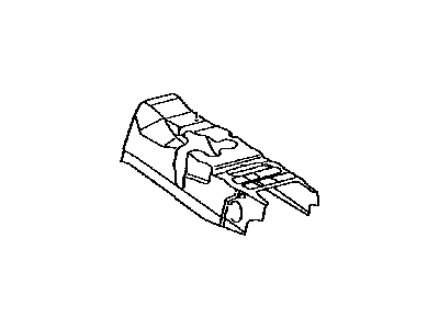 Toyota 58513-42020 Mat, Floor, Front Center