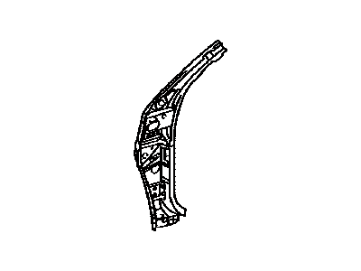 Toyota 61108-0R902 Reinforce Sub-Assembly, Front Body Pillar, Lower Side