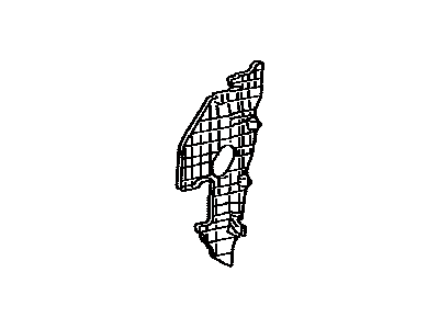 Toyota 53294-0R030 Deflector, Radiator Side, Driver Side