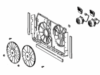 Toyota 16360-0Z010 Fan Assembly, W/Motor