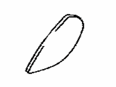 Toyota 68124-52010 Glass,  Rear Door Quarter Window,  LH
