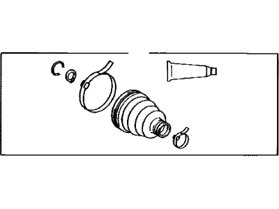 Toyota 04438-02510 Boot Kit,  Front Drive Shaft Inboard Joint,  LH