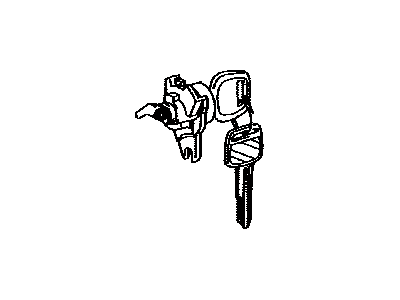 Toyota Tercel Door Lock Cylinder - 69055-16120