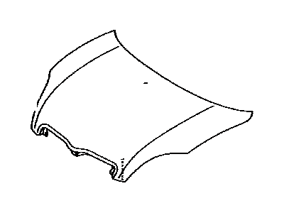 Toyota 53301-52020 Hood Sub-Assy