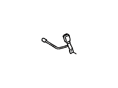 Toyota 73230-52251-B0 Belt Assy,  Front Seat Inner,  RH