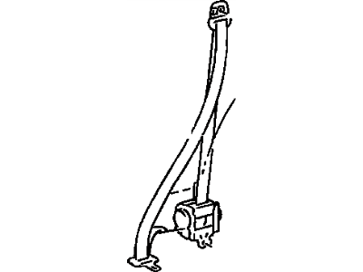 Toyota Tercel Seat Belt - 73210-1G020-B0