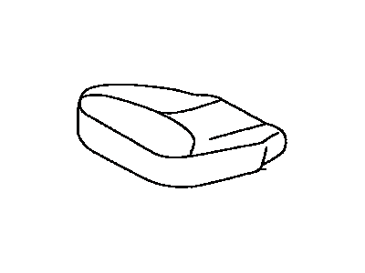 Toyota 71528-52L70-B2 Pad,  Front Seat Cushion W/Cover,  LH