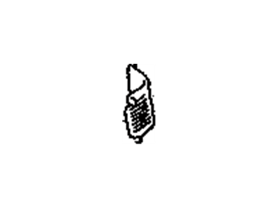 Toyota 64745-52010-B2 Cover, Rear Combination Lamp Service, Passenger Side