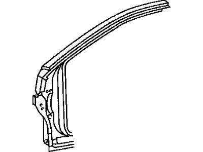 Toyota 61131-52010 Pillar, Front Body, Upper Outer Passenger Side