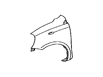Toyota 53812-52010 Fender Sub-Assy,  Front LH