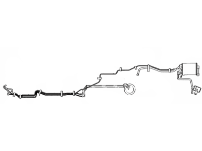 Toyota 77747-35050 Tube,  Charcoal Canister,  NO.1