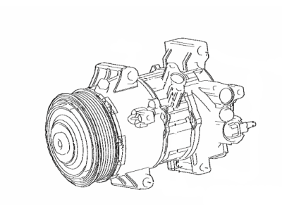 Toyota 88310-12B10 Compressor Assy,  W/Pulley