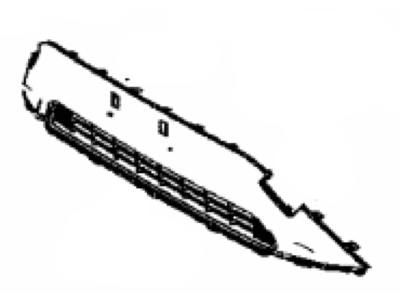 Toyota 53113-42171-C0 Grille,  Radiator,  Lower NO.2