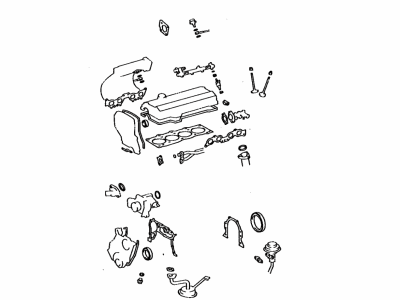 Toyota 04111-62021 Overhaul Gasket Set