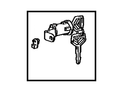Toyota 69055-32150 Cylinder & Key Set,  Luggage Compartment Lock