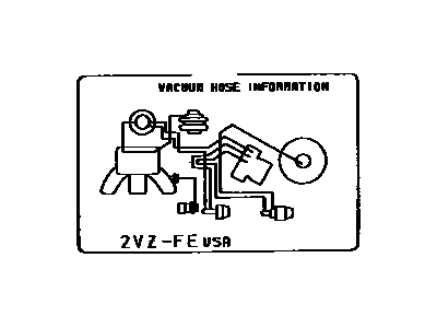 Toyota 17792-62030 Vacuum Diagram