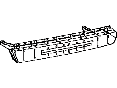 Toyota 52023-03010 Reinforcement Sub-Assembly, Rear Bumper