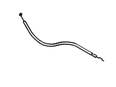 55906-32071 Toyota Cable Sub-Assembly, Defroster Damper Control Illustration 1 of 1