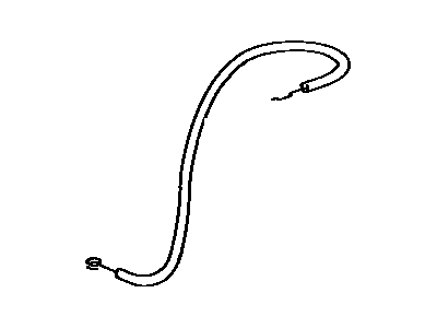 55909-32120 Toyota Cable Sub-Assembly, Airmix Damper Control Illustration 1 of 1