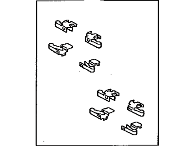 Toyota 04948-32010 Fitting Kit,  Disc Brake,  Rear