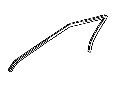 Toyota 62311-32030-04 Weatherstrip,  Front Door Opening Trim,  RH