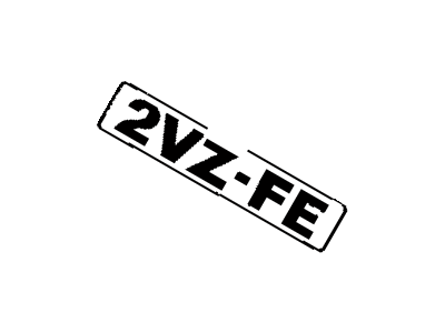 Toyota 11291-62020 Info Label