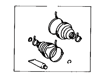 Toyota 04438-32100 Boot Kit,  Front Drive Shaft